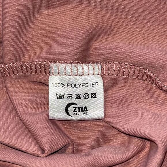 Zyia Mauve Set Match Zippered Tank Medium - Picture 6 of 6